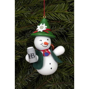 Baumbehang Schneemann Bayer