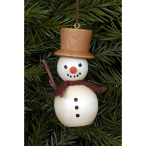 Baumbehang Schneemann Farbe natur