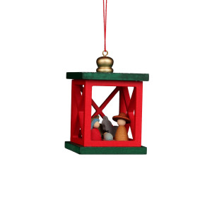 Baumbehang Weihnachtslaterne mit Krippe