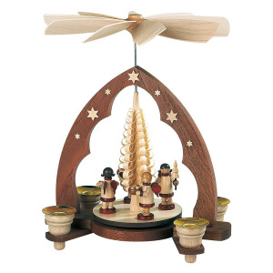 Pyramide Geschenkeengel Spitzbogen