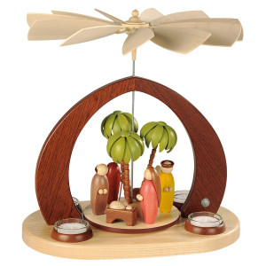 Moderne Bogenpyramide Christi Geburt farbig
