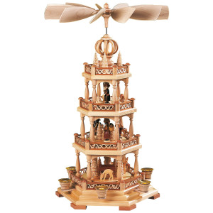 Pyramide Waldmotiv, 3-stöckig