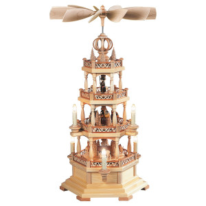 Pyramide Waldmotiv 3-stöckig, elektrisch