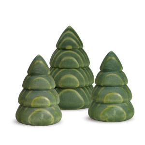 Miniatur Baumset 1 - Bäume, grün, 3-teilig