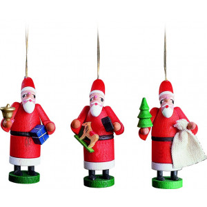 Baumbehang Weihnachtsmann, 3-teilig