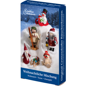 Crottendorfer Räucherkerzen Weihnachtliche Mischung 24 Stück