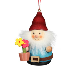 Baumbehang Wackelmännchen Zwerg mit Blumentopf - Auslaufartikel