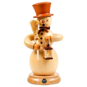 Müller Räuchermann Schneemann natur