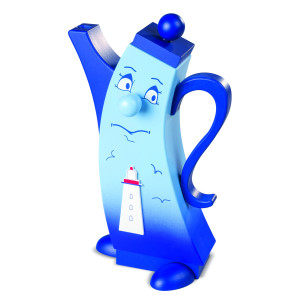 Moderne Räucherfigur Kanne Meereszauber