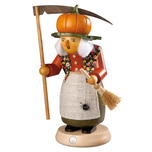 Müller Räuchermann Halloween Hexe mit Kürbis