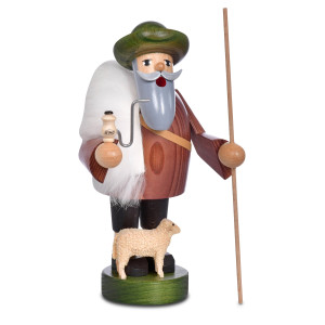 KWO Räucherfigur Schäfer mit seinem Schäfchen