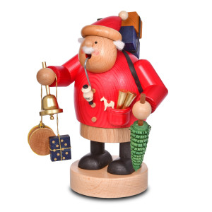 KWO Räuchermännchen Weihnachtsmann mit Glocke