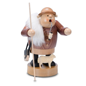 KWO Räuchermännchen Schäfer mit Schaffell