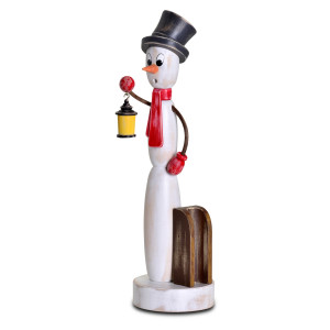 KWO Räuchermännchen Shabby Chic Schneemann