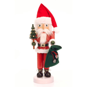 Nussknacker Weihnachtsmann lasiert - Auslaufartikel