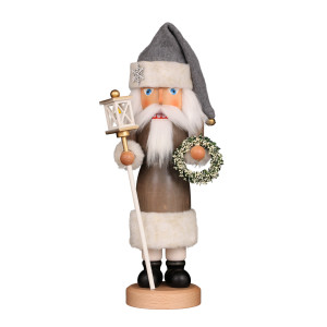 Nussknacker Weihnachtsmann mit Kranz - Auslaufartikel