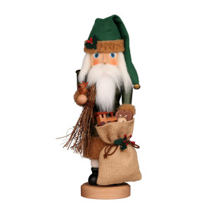 Nussknacker Weihnachtsmann grün