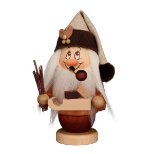 Räuchermännchen Miniwichtel Weihnachtsmann mit Schlitten
