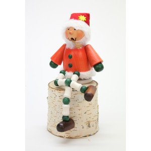 Räuchermännchen Schlingel Weihnachtsmann Schlenkerbein - Auslaufartikel