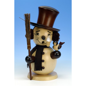 Räuchermännchen Schneemann natur