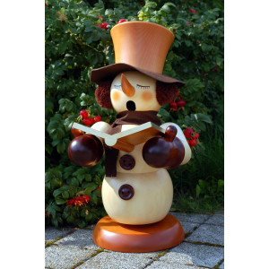 Räuchermännchen Schneemann Sänger natur