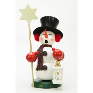 Räuchermännchen XL Schneemann Sternenträger, 60 cm