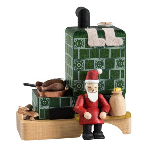 Rauchofen mit Weihnachtsmann