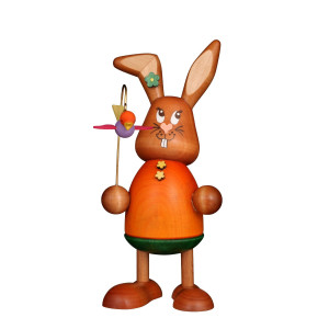 Osterhase Hasenmädchen mit Vögelchen