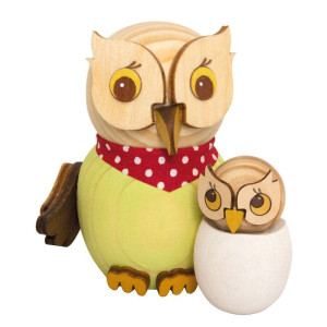 Mini Eule mit Baby