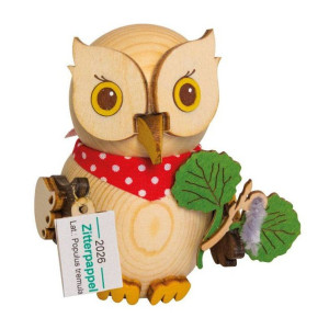 Mini Eule Jahreseule 2026 Zitterpappel
