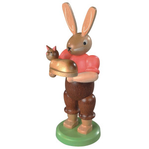 Müller Hase mit Katze lasiert