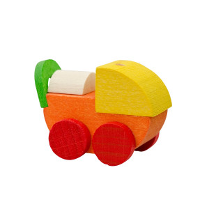 Baumbehang Puppenwagen, orange