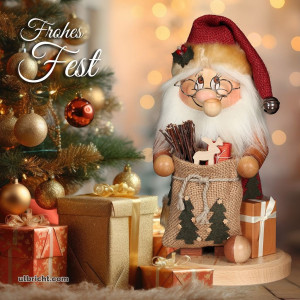 Tischservietten Ulbricht Wichtel Weihnachtsmann - NEU 2024