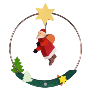 Baumbehang Weihnachtsmann im Ring