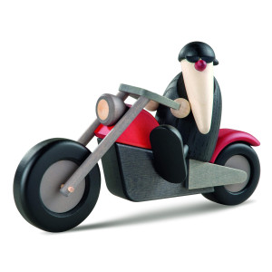 Motorradfahrer, Solo, klein