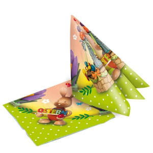 Servietten Hase Stupsi Ostern