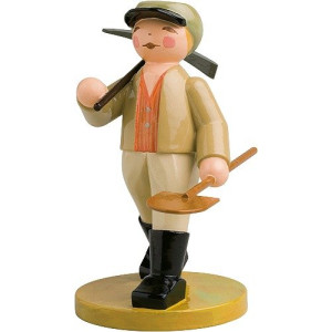 Handwerker Bauarbeiter mit Hacke - Auslaufartikel