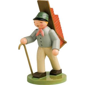 Handwerker Ziegelträger mit Kiepe - Auslaufartikel