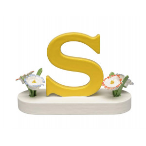 Buchstabe S mit Blumen