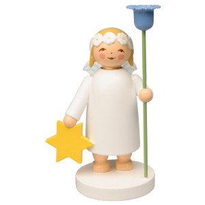 Margeritenengel mit Blume - 6,5 cm