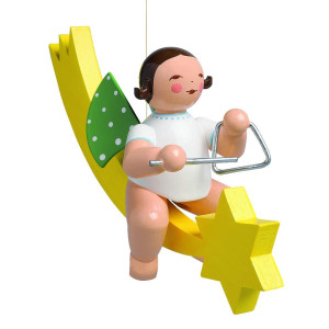 Engel mit Triangel auf Schweif - Auslaufartikel