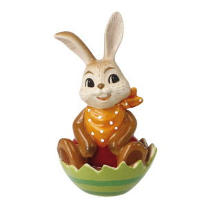 Mini Osterhase in Eierschale Hallo, hier bin ich!