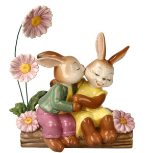 Osterhasenpaar So lieb hab ich Dich