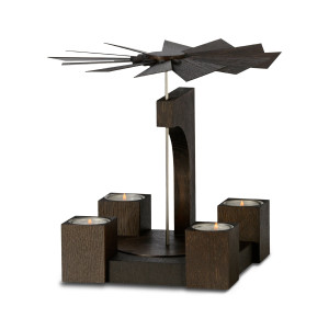 Moderne Pyramide Farbton Mooreiche