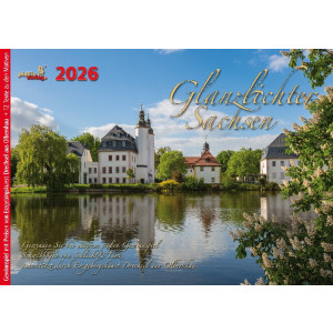 Kalender 2026 Glanzlichter Sachsen mit Gewinnspiel