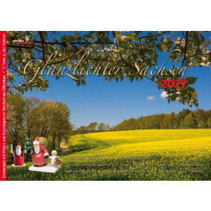 Kalender 2027 Glanzlichter Sachsen mit Gewinnspiel
