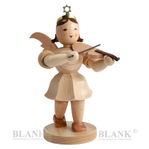 Kurzrockengel mittelgroß mit Violine, 22 cm