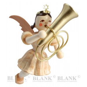Engel schwebend mit Tuba
