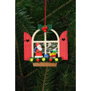 Baumbehang Adventsfenster mit Nikolaus
