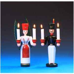 Engel & Bergmann farbig, 21 cm